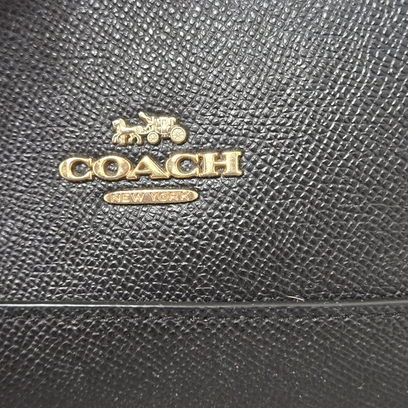 Coach Black Leather Bag - Picture 2 of 8
